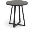 Kave Home - Table Ronde Tella En Terrazzo Noir Et Pieds En Acier Ø 70 Cm - Noir 1 Kave Home - Table Ronde Tella En Terrazzo Noir Et Pieds En Acier Ø 70 Cm - Noir -KAVE HOME Soldes 2022 34598585 1
