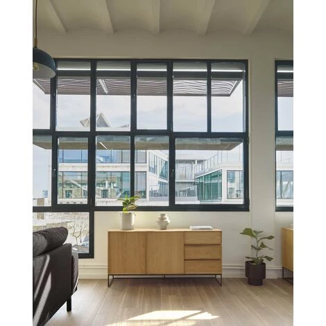 Kave Home - Cache-pot Rond Mash Métal Noir Ø 28 Cm - Noir 4 Kave Home - Cache-pot Rond Mash Métal Noir Ø 28 Cm - Noir – Image 2