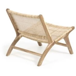 Kave Home - Fauteuil Beida Bois Massif De Tek - Naturel 9 Kave Home - Fauteuil Beida Bois Massif De Tek - Naturel -KAVE HOME Soldes 2022 34830007 3