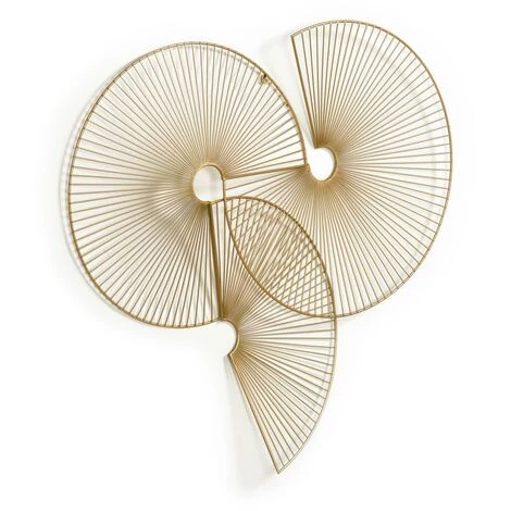 Kave Home - Décoration Murale Ronde Venertia Métal Doré 63,5 X 61 Cm - Doré 3 Kave Home - Décoration Murale Ronde Venertia Métal Doré 63,5 X 61 Cm - Doré