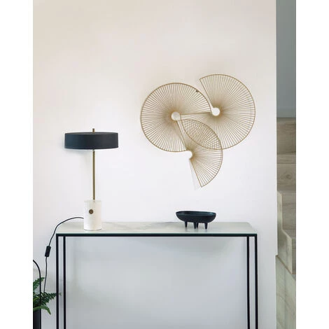 Kave Home - Décoration Murale Ronde Venertia Métal Doré 63,5 X 61 Cm - Doré 4 Kave Home - Décoration Murale Ronde Venertia Métal Doré 63,5 X 61 Cm - Doré – Image 2