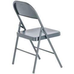 Kave Home - Chaise Pliante Aidana En Métal Gris Foncé - Gris -KAVE HOME Soldes 2022 37280482 3