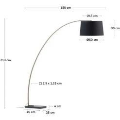 Kave Home - Lampadaire Juhe Métal Doré Et Marbre Noir - Noir 7 Kave Home - Lampadaire Juhe Métal Doré Et Marbre Noir - Noir -KAVE HOME Soldes 2022 37329257 3