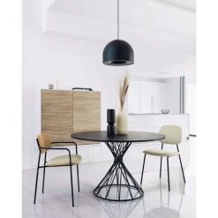 Kave Home - Suspension Karina Aluminium Noir - Noir 8 Kave Home - Suspension Karina Aluminium Noir - Noir -KAVE HOME Soldes 2022 37329261 3