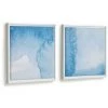 Kave Home - Lot Maeva De 2 Tableaux En Bois Blanc Eaux Bleues Et Blanches 40 X 40 Cm - Bleu 2 Kave Home - Lot Maeva De 2 Tableaux En Bois Blanc Eaux Bleues Et Blanches 40 X 40 Cm - Bleu -KAVE HOME Soldes 2022 37862205 1