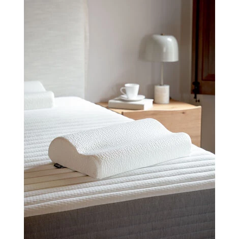 Kave Home - Oreiller Cervical Chiaki En Viscoélastique 50 X 30 Cm - Blanc 4 Kave Home - Oreiller Cervical Chiaki En Viscoélastique 50 X 30 Cm - Blanc – Image 2