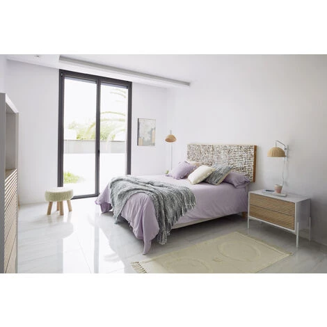 Kave Home - Plaid Persis Gris Et Bleu 125 X 150 Cm - Multicolore 5 Kave Home - Plaid Persis Gris Et Bleu 125 X 150 Cm - Multicolore – Image 3