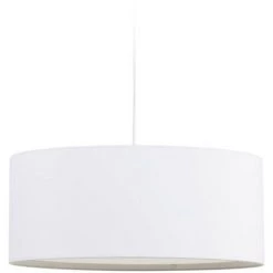 Kave Home - Abat-jour Suspension Santana Blanc Avec Diffuseur Blanc Ø 50 Cm - Blanc