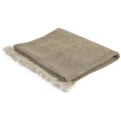 Kave Home - Plaid Bihuma Marron 125 X 150 Cm - Marron