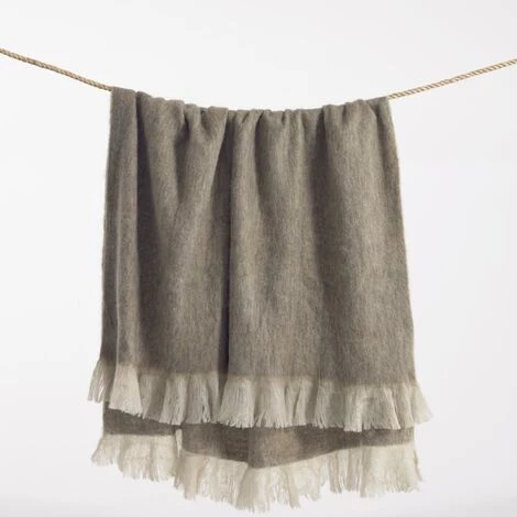 Kave Home - Plaid Bihuma Marron 125 X 150 Cm - Marron 4 Kave Home - Plaid Bihuma Marron 125 X 150 Cm - Marron – Image 2