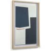 Kave Home - Tableau Napea Rectangles Bleu 60 X 90 Cm - Bleu -KAVE HOME Soldes 2022 40575035 1