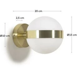 Kave Home - Applique Anasol En Métal Finition Dorée - Doré 7 Kave Home - Applique Anasol En Métal Finition Dorée - Doré -KAVE HOME Soldes 2022 41308165 3