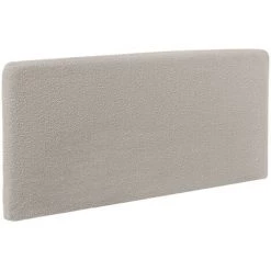 Kave Home - Tête De Lit Déhoussable Dyla En Bouclette Gris Clair Pour Lit De 160 Cm - Gris