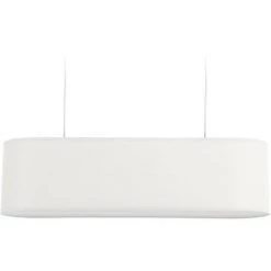 Kave Home - Abat-jour Suspension Palette Blanc 20 X 75 Cm - Blanc