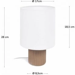 Kave Home - Lampe De Table Eshe En Céramique Finition En Blanc Et Terracotta - Naturel 7 Kave Home - Lampe De Table Eshe En Céramique Finition En Blanc Et Terracotta - Naturel -KAVE HOME Soldes 2022 46810804 3