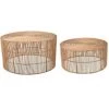 Kave Home - Lot Elmima De 2 Tables Basses 100% Rotin Finition Naturelle Ø 66 Cm Et Ø 55 Cm - Naturel 2 Kave Home - Lot Elmima De 2 Tables Basses 100% Rotin Finition Naturelle Ø 66 Cm Et Ø 55 Cm - Naturel -KAVE HOME Soldes 2022 46810809 1