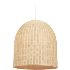 Kave Home - Abat-jour Pour Suspension Druciana En Rotin Finition Naturelle Ø 60 Cm - Naturel