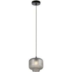 Kave Home - Suspension Cristabel En Verre Gris - Gris