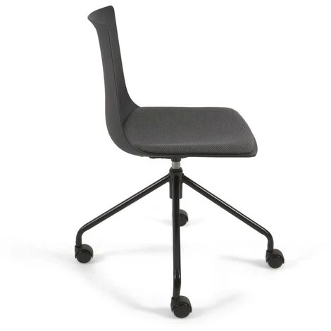 Kave Home - Chaise De Bureau Ralfi Noire Avec Assise Noire - Noir 4 Kave Home - Chaise De Bureau Ralfi Noire Avec Assise Noire - Noir – Image 2