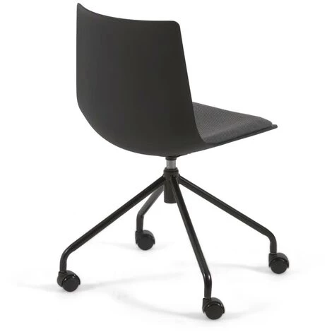 Kave Home - Chaise De Bureau Ralfi Noire Avec Assise Noire - Noir 5 Kave Home - Chaise De Bureau Ralfi Noire Avec Assise Noire - Noir – Image 3