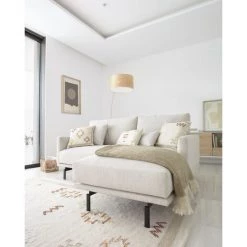 Kave Home - Canapé Galene 3 Places Avec Méridienne Droite Beige 194 Cm - Beige -KAVE HOME Soldes 2022 48054991 4