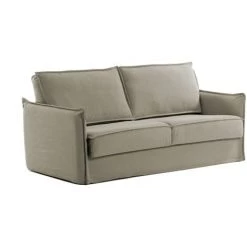 Kave Home - Canapé Convertible Samsa 2 Places Mémoire De Forme Beige 140 Cm - Beige