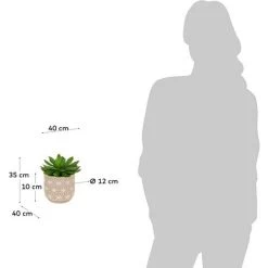 Kave Home - Cactus Artificiel - Vert 7 Kave Home - Cactus Artificiel - Vert -KAVE HOME Soldes 2022 49719349 3