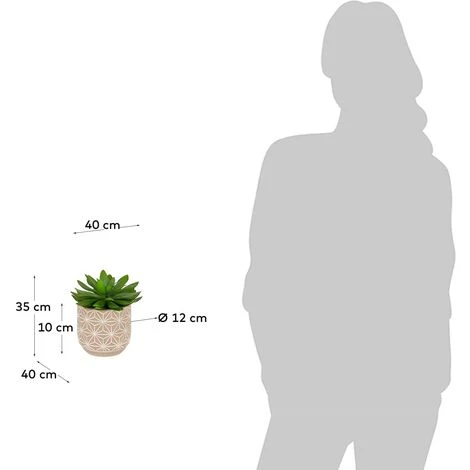 Kave Home - Cactus Artificiel - Vert 5 Kave Home - Cactus Artificiel - Vert – Image 3