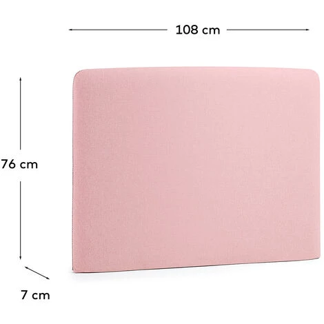 Kave Home - Housse De Tête De Lit Dyla Rose 108 X 76 Cm - Rose 5 Kave Home - Housse De Tête De Lit Dyla Rose 108 X 76 Cm - Rose – Image 3