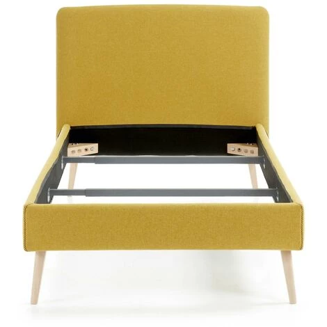 Kave Home - Housse Pour Lit Dyla Moutarde 90 X 190 Cm - Moutarde 4 Kave Home - Housse Pour Lit Dyla Moutarde 90 X 190 Cm - Moutarde – Image 2