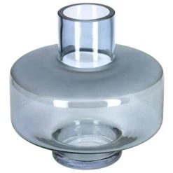 Kave Home - Vase Bethan En Verre Bleu - Bleu