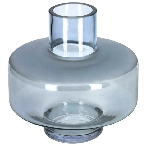 Kave Home - Vase Bethan En Verre Bleu - Bleu 3 Kave Home - Vase Bethan En Verre Bleu - Bleu