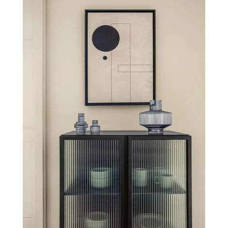 Kave Home - Vase Bethan En Verre Bleu - Bleu 4 Kave Home - Vase Bethan En Verre Bleu - Bleu – Image 2