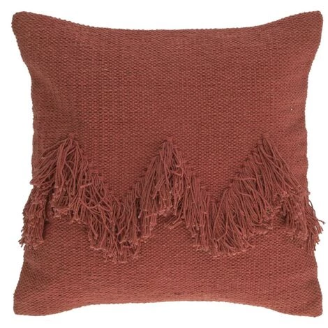 Kave Home - Housse De Coussin Paulin 100 % Coton Bordeaux 45 X 45 Cm - Rouge 3 Kave Home - Housse De Coussin Paulin 100 % Coton Bordeaux 45 X 45 Cm - Rouge