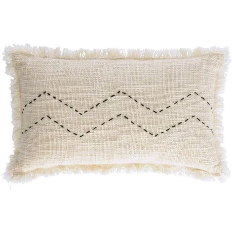 Kave Home - Housse De Coussin Seila 30 X 50 Cm - Beige 3 Kave Home - Housse De Coussin Seila 30 X 50 Cm - Beige