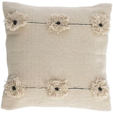 Kave Home - Housse De Coussin Belisa 45 X 45 Cm - Beige 3 Kave Home - Housse De Coussin Belisa 45 X 45 Cm - Beige