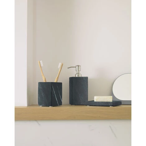 Kave Home - Distributeur De Savon Aixa En Marbre - Multicolore 4 Kave Home - Distributeur De Savon Aixa En Marbre - Multicolore – Image 2