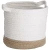 Kave Home - Panier Telma Petit - Blanc -KAVE HOME Soldes 2022 49720124 1