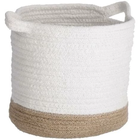 Kave Home - Panier Telma Petit - Blanc 3 Kave Home - Panier Telma Petit - Blanc