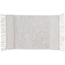 Kave Home - Tapis De Bain Nilce Blanc 40 X 60 Cm - Blanc