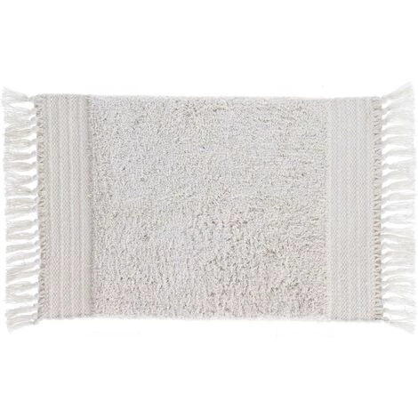 Kave Home - Tapis De Bain Nilce Blanc 40 X 60 Cm - Blanc 3 Kave Home - Tapis De Bain Nilce Blanc 40 X 60 Cm - Blanc