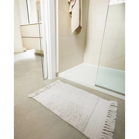 Kave Home - Tapis De Bain Nilce Blanc 40 X 60 Cm - Blanc 4 Kave Home - Tapis De Bain Nilce Blanc 40 X 60 Cm - Blanc – Image 2