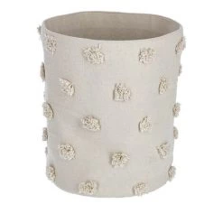 Kave Home - Panier Khrista Grand 100% Coton (GOTS) Beige - Beige