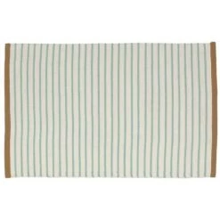 Kave Home - Tapis Catiana En PET Rayures Vert De 60 X 90 Cm - Vert