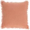 Kave Home - Housse De Coussin Shallow 100% Coton Orange De 45 X 45 Cm - Orange -KAVE HOME Soldes 2022 49720326 1