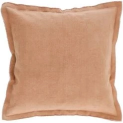 Kave Home - Housse De Coussin Achebe 100% Coton Marron 60 X 60 Cm - Marron