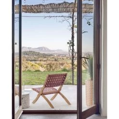 Kave Home - Fauteuil Pliant Chabeli En Bois Dacacia Et Corde Terracotta FSC 100% - Rose 10 Kave Home - Fauteuil Pliant Chabeli En Bois Dacacia Et Corde Terracotta FSC 100% - Rose -KAVE HOME Soldes 2022 49720396 4