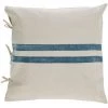Kave Home - Housse De Coussin Ziza 100% Coton Larges Rayures Bleu Et Blanc 60 X 60 Cm - Bleu -KAVE HOME Soldes 2022 49720466 1