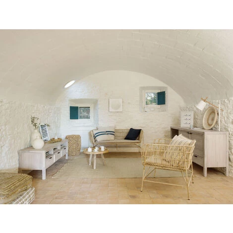 Kave Home - Housse De Coussin Ziza 100% Coton Larges Rayures Bleu Et Blanc 60 X 60 Cm - Bleu 4 Kave Home - Housse De Coussin Ziza 100% Coton Larges Rayures Bleu Et Blanc 60 X 60 Cm - Bleu – Image 2