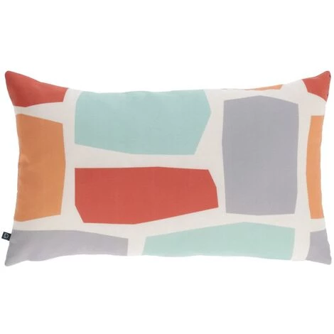 Kave Home - Housse De Coussin Calantina Carreaux Multicolores 30 X 50 Cm - Multicolore 3 Kave Home - Housse De Coussin Calantina Carreaux Multicolores 30 X 50 Cm - Multicolore